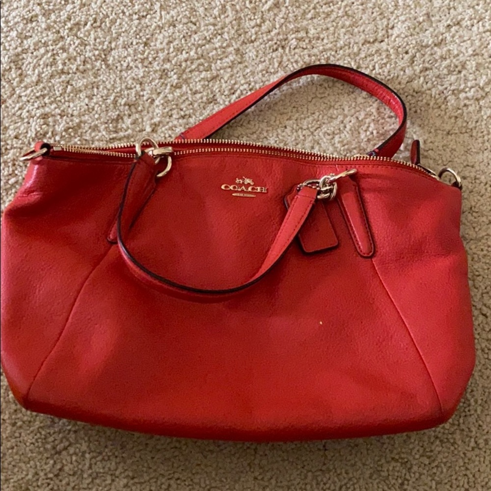 Red Coach Purse